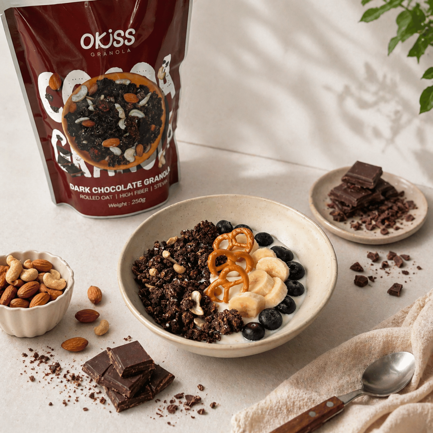 [ZERO sugar added] Dark Chocolate Granola