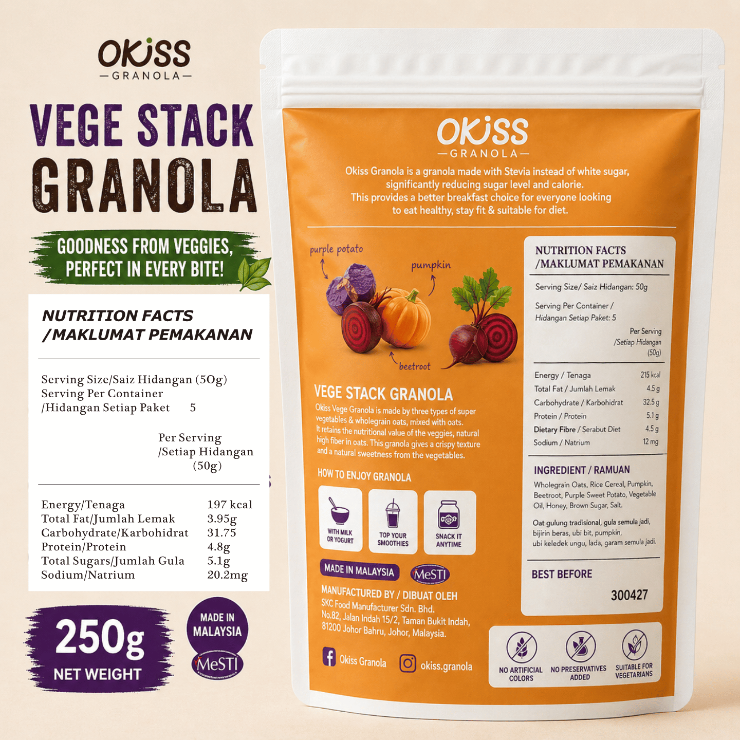 Vege Stack Granola