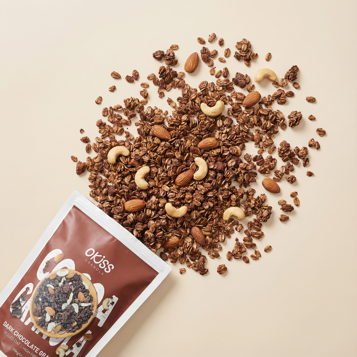 [ZERO sugar added] Dark Chocolate Granola