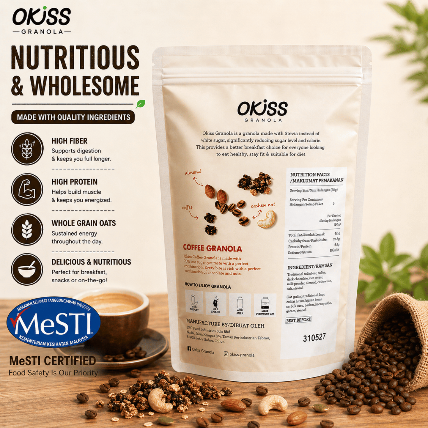 Mocha Coffee Oatmeal